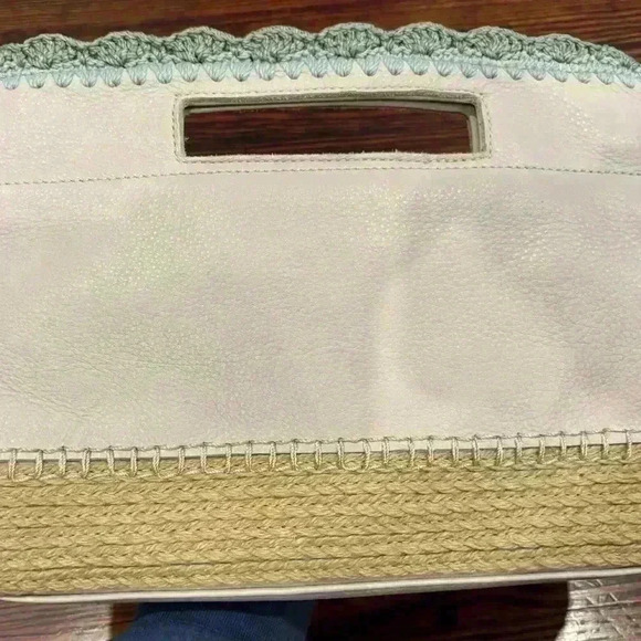 The Sak Linden Hand Crochet Espadrille Handbag NWOT - Picture 2 of 6